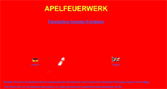 Desktop Screenshot of apelfeuerwerk.com